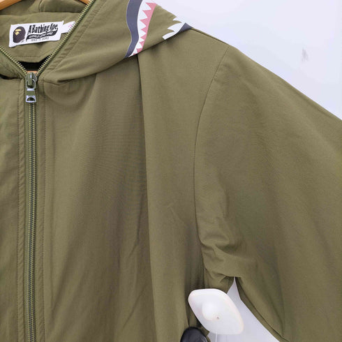 アベイシングエイプ A BATHING APE Shark Mountain Parka リフレクター シャークマウンテンパーカー ダブルジップ レディース JPN:S